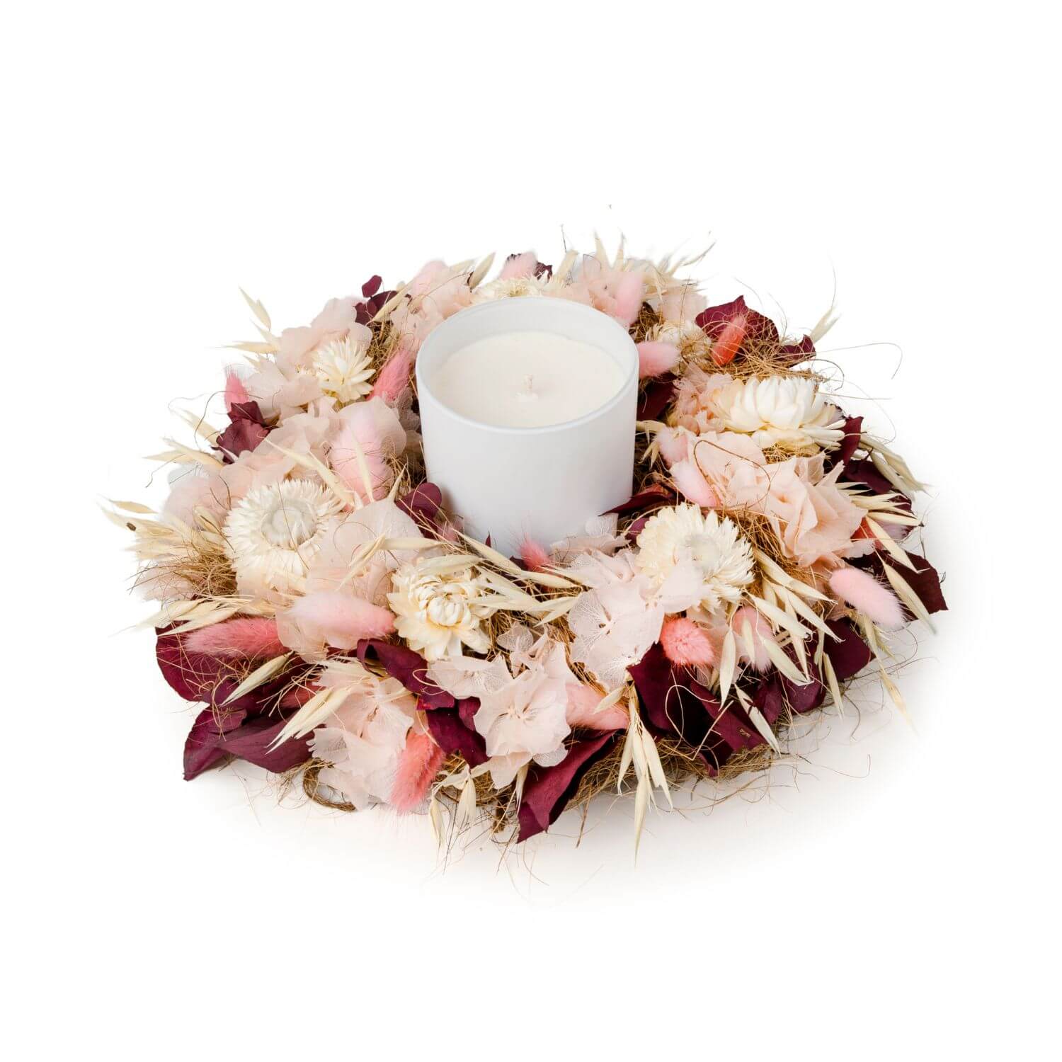 Workshop Herbstkranz aus Trockenblumen mit Duftkerze