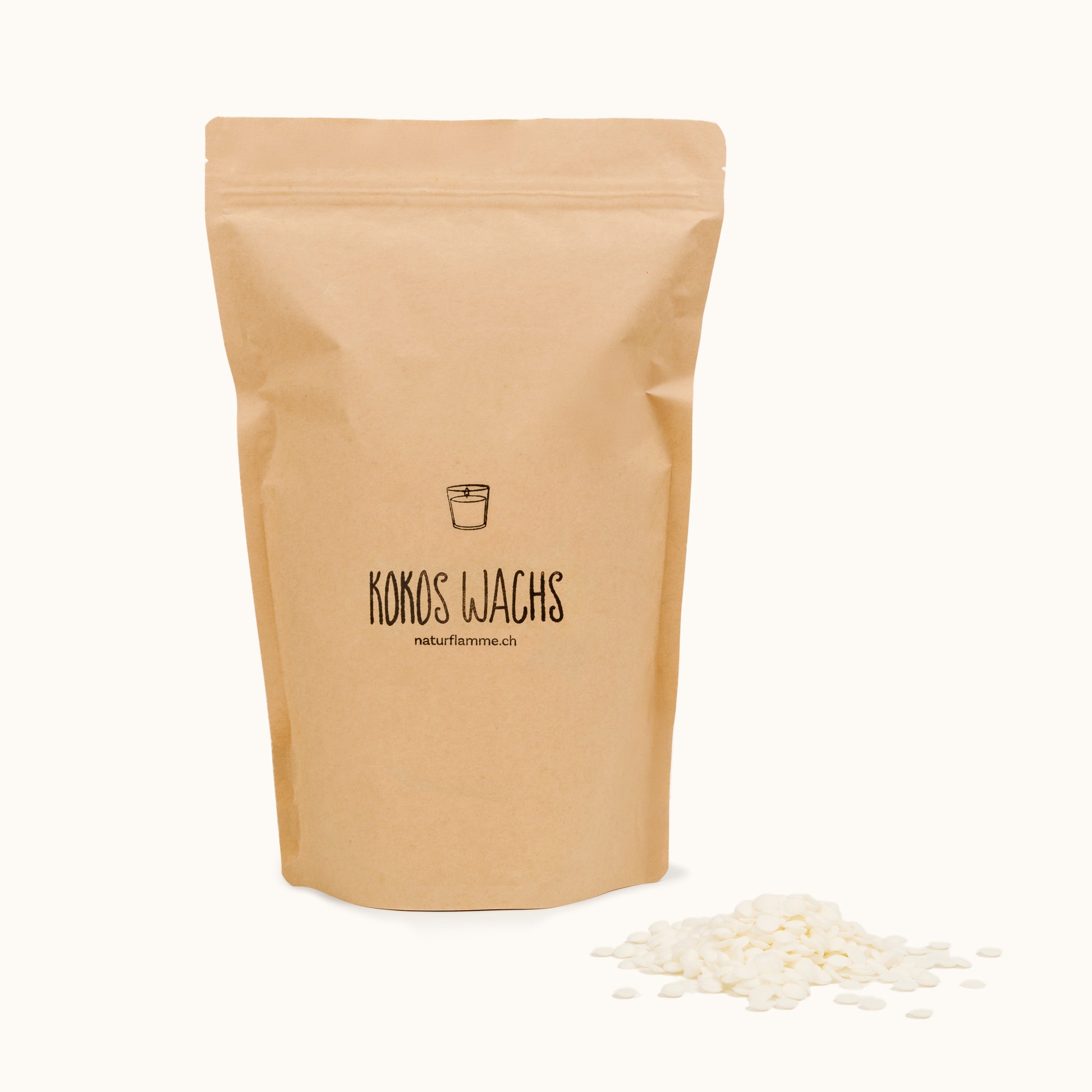 Kokoswachs für Behälterkerzen 1kg