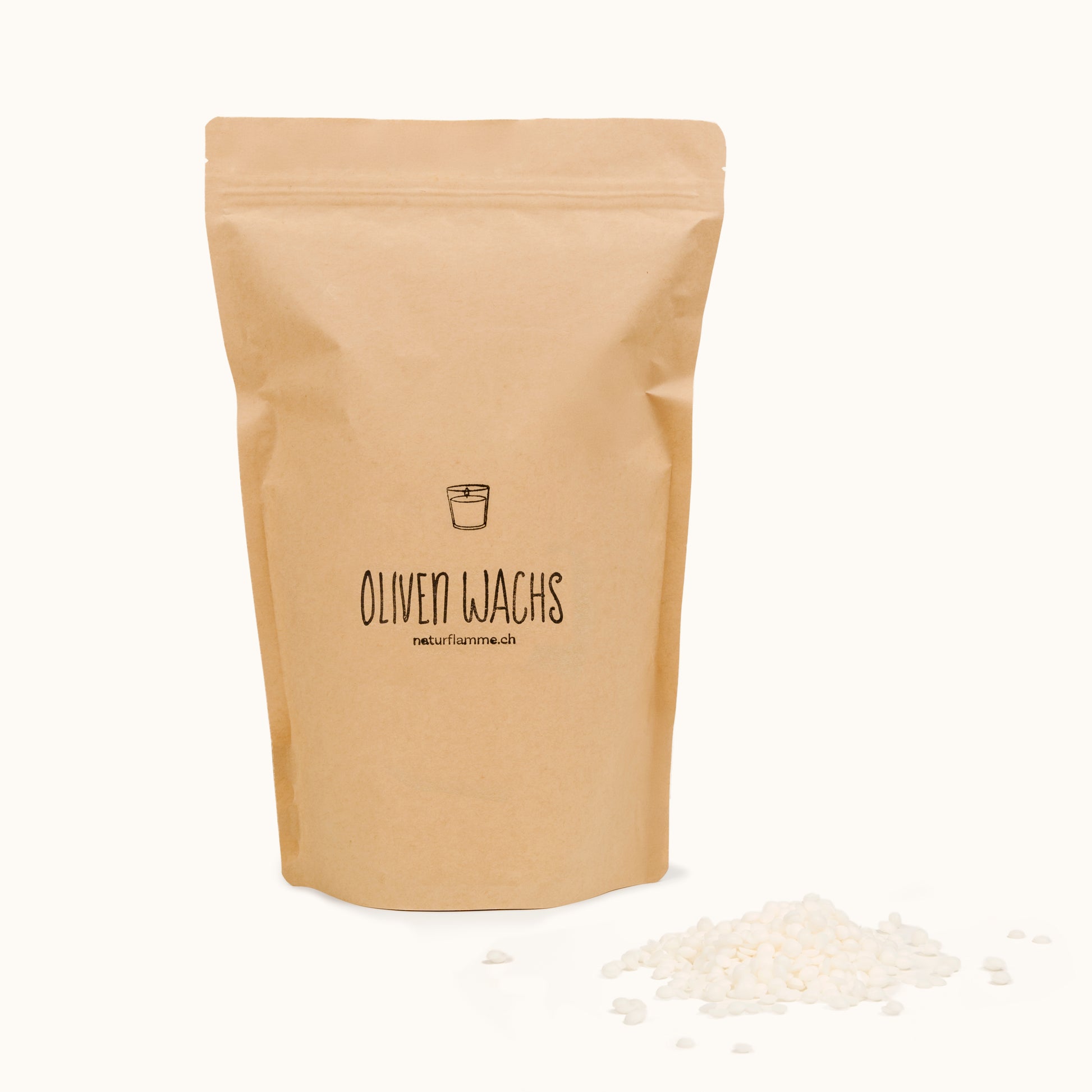 Olivenwachs für Behälterkerzen 1kg