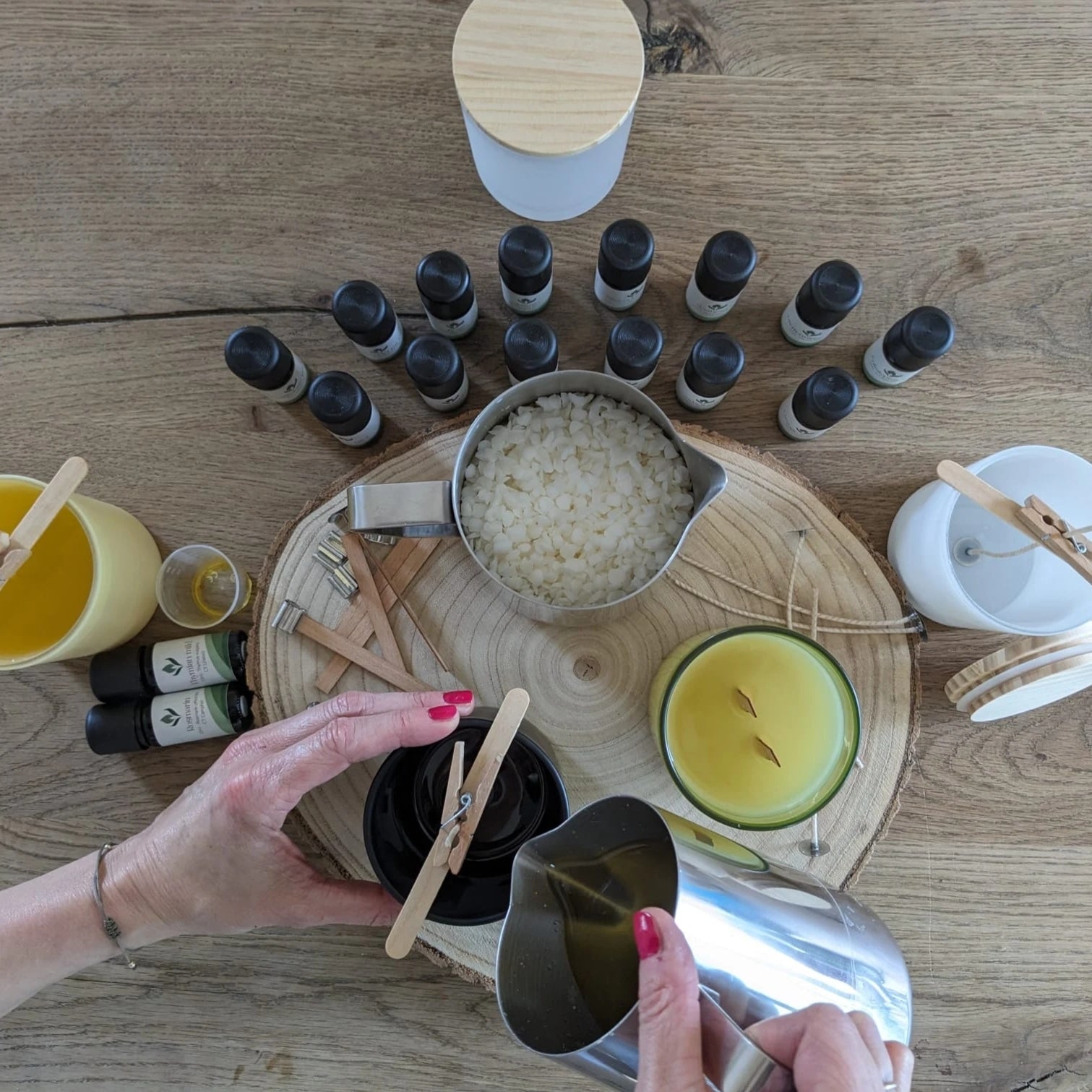 Workshop Duftkerzen giessen mit Apéro