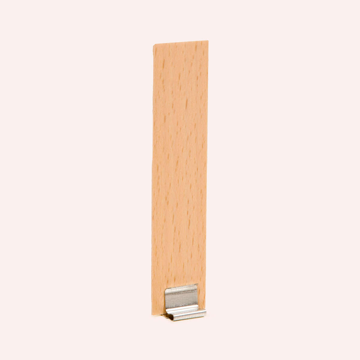 Holzdocht "Swiss" aus Schweizer Rotbuche inkl. Halter aus Metall